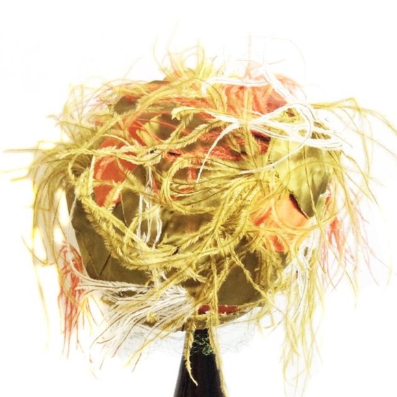 Vintage Rawak exclusive by PHIPPS Feather Hat
